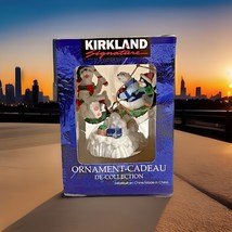 Kirkland  Ornament Polar Bears and Penguin on a Seesaw with Winter hats - $9.89
