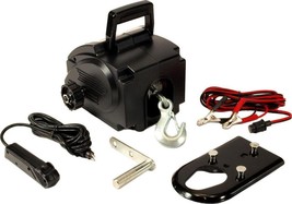 12 Volt Portable Winch - Remote Control - Vehicle, ATV, Boat Recovery - £87.04 GBP