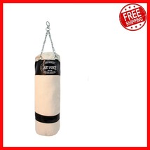 Versatile 48 Inch Heavy Duty Black Punching Bag with Chains for Endless ... - $40.58