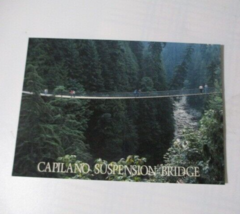 Capilano Suspension Bridge Vancouver Canada Postcard unposted - $0.99