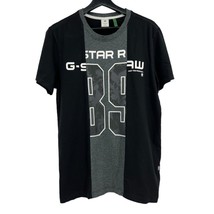 G-star Raw Mens T-Shirt Medium Blocked 89 Thistle graphic tee sustainabl... - £26.08 GBP