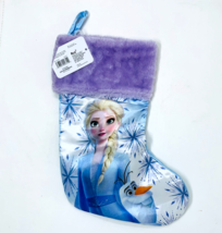 Frozen 2 Girls Elsa Olaf Christmas Stocking Purple - £5.53 GBP