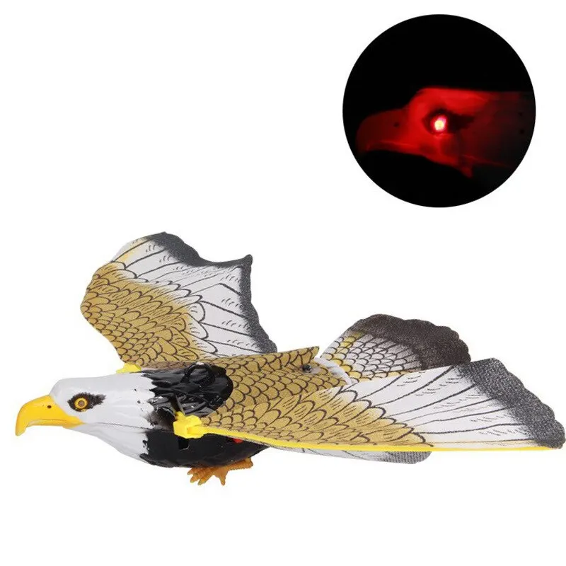 Ectric flying eagle electronic pet toy rotating simulation flying bird with light music thumb200
