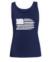 Joe Biden TankTop Let&#39;s Go Brandon Flag, Republican Navy-W-TT  - £15.69 GBP