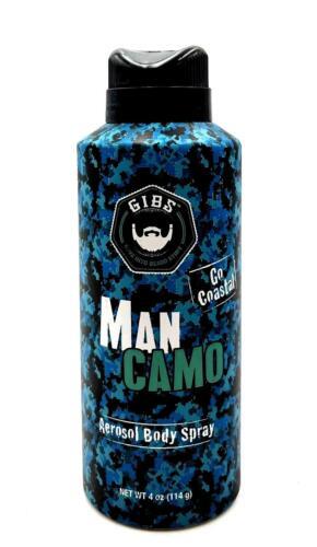 GIBS Man Camo Aerosol Body Spray 4 oz