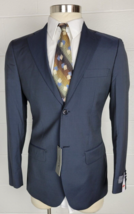 NWT Lubiam Studio Men Navy Blue Pinstripe Blazer Suit Jacket Reda Super ... - £77.87 GBP