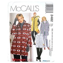 McCalls Sewing Pattern 2482 Jacket Coat Vest Womens Plus Size 26W-32W - £8.22 GBP