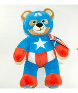 Build A Bear CAPTAIN AMERICA Marvel Hero Plush - $20.79