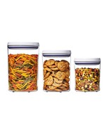 New OXO SoftWorks Set of 3 POP Food Storage Canister Containers, 2216570... - £31.92 GBP