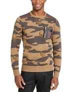 INC International Concepts INC Men&#39;s Alissa Camo Sweater Antique Khaki XL - $13.80 CAD