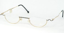 Metzner Lupeni 4413 Gold /BLUE Yellow Eyeglasses Glasses Frame 42-26-145 Germany - £31.15 GBP