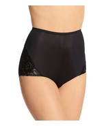 Three Shadowline Nylon Full cut Briefs with side lace Style 17082 Size 1... - £28.44 GBP