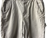 Tommy Hilfiger Cargo Shorts  Red Label Vintage Hi Rise Khaki Size 34 - £8.09 GBP