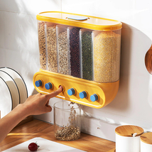 Food Grains Storage Tank Box Sealed Moisture Proof Rice Buckets Kitchen Bulk - £25.11 GBP