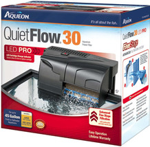 Aqueon QuietFlow LED Pro Aquarium Power Filter: 5-Stage Filtration, Auto... - £31.76 GBP+