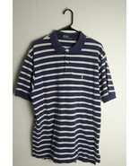 Polo by Ralph Lauren XL Men&#39;s Polo Shirt Striped Blue and White Size XL - $314.50 MXN