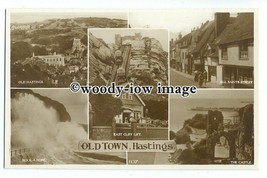 tq1074 - Multiview x 5, of Various Views around the Old Town Hastings - postcard - £2.00 GBP