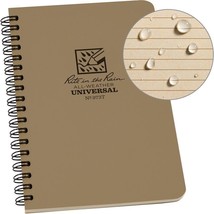 Rite In The Rain Notebook Side Spiral Binding Weatherproof Polydura Tan  973T - £11.39 GBP