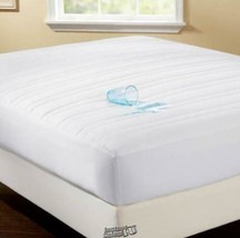 Waterproof Mattress Pad White Full 54&quot;x75&quot; - £30.36 GBP