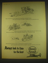 1963 Esso Extra Petrol Ad - Shoot ahead on surefire Esso! - £14.45 GBP