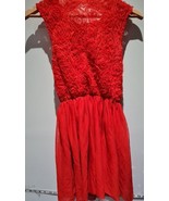 Women  ASOS red net shirt dressSize 6  BNWT - £25.24 GBP