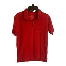 Faded Glory Boys Short Sleeve Polo Shirt Top Red Size Large 10 12 Preowned - $6.00