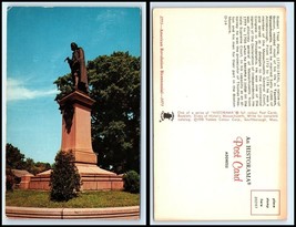 MASSACHUSETTS Postcard - Taunton, Robert Treat Paine Monument G36 - $52.11 MXN
