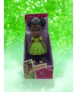 Disney Princess Mini Doll Toddler TIANA Miniature Figure GREEN SPARKLING... - $16.23 CAD