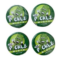 Accountrements  Candy Mint Pickle Flavor TIN set of Four still In wrapper Lot 4 - £5.65 GBP