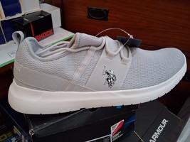 U.S Polo Assn Lift Shoes  Color Grey White Size 12M - $51.48