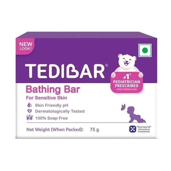 2x Curatio Tedibar baby Soap 75gm for soft supple healthy skin - $27.70