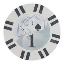 2 Stripe Twist 8-gram Poker Chips (25-pack) - $19.49