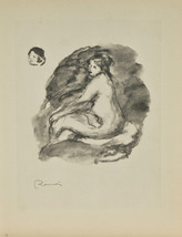 &quot; L&#39;Nue Assise &quot; Par Fernand Mourlot Après Renoir Lithographie Le #29/3000 - £154.80 GBP