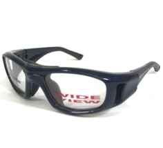 Pentax Safety Glasses Frames Shiny Blue Wrap Full Rim Wide View Z87-2+ 4... - £47.37 GBP