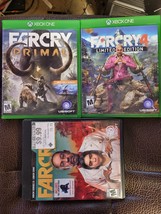 Lot Of 3 Farcry: FARCRY4/PRIMAL /FARCRY 6 [In Black Case] 3 Game Lot - Xbox One - £12.22 GBP