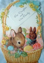 Vintage Hallmark Easter Card For Daughter & Family 1970s - $2.99