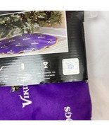 NFL Minnesota Vikings Christmas Tree Skirt 48” Purple Pegasus Sports Lic... - $515.66 MXN