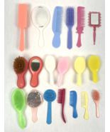 Vintage Doll Accessories Comb Brush Hair Hand Mirror Baby Hairbrush Lot - $30.00