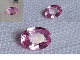 IGL Hot Pink Sapphire,unheated, Ceylon, IGL Premium Oval step cut Sri Lanka - £173.85 GBP