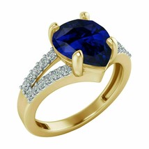 Anello di fidanzamento con diamante zaffiro a forma di pera da 1,71 ct... - £92.30 GBP