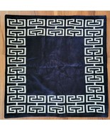 William Sonoma Velvet GREEK KEY SILVER Metalic Thread Pillow Cover  NWOT... - £61.94 GBP