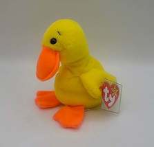 Ty Beanie Babies Quackers the Duck 1994– P.V.C. Pellets With Tag 14 Errors - $400.00