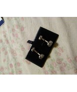 Double Love Knot Cufflinks Silver tone  Unmarked Bloomingdales nwot - $100.00