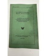 Our American Government William Proxmire Wisconsin Senator Association C... - $20.76 CAD
