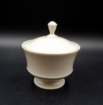 Lenox USA Lyric Special Footed Candy Dish Lidded Compote Jar 5 Inch - $19.99