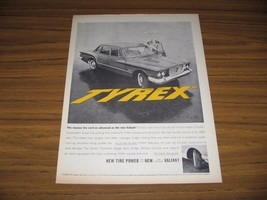 1959 Print Ad The 1960 Plymouth Valiant Tyrex Cord Tires - $10.51