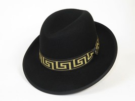 Bruno Capelo Hat Australian Wool Fedora Princeton Elite 2-Tone PRE501 Black Gold image 2