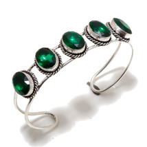 Chrome Diopside Oval Shape Handmade Fashion Jewelry Bangle Adjustable SA 163 - $5.99