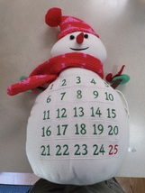 Plush Snowman And Christmas Ornament-Shaped Decoration - $11.00