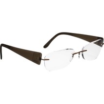 Silhouette Eyeglasses 7599 40 6052 Brown Rimless Frame Austria 56[]19 145 - $1,126.07 MXN